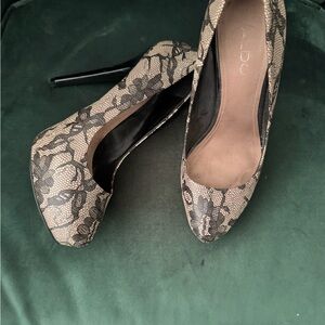 ALDO Black Lace Women's Heels
